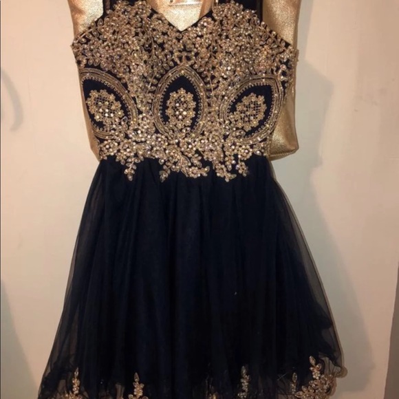 Dresses & Skirts - navy blue cocktail dress